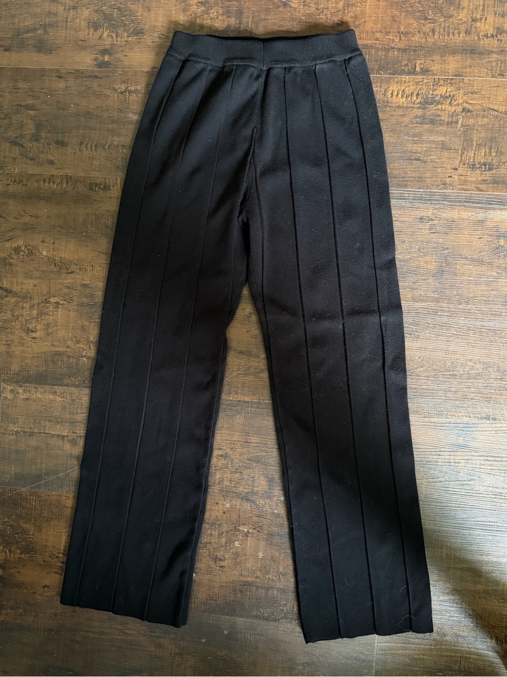 Classic Black Men's Knit Trousers